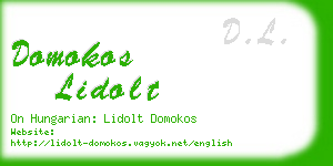 domokos lidolt business card